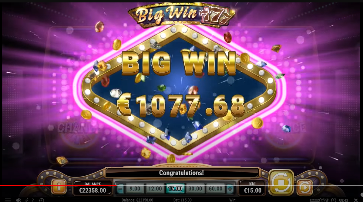 big win 777 выигрыш слот
